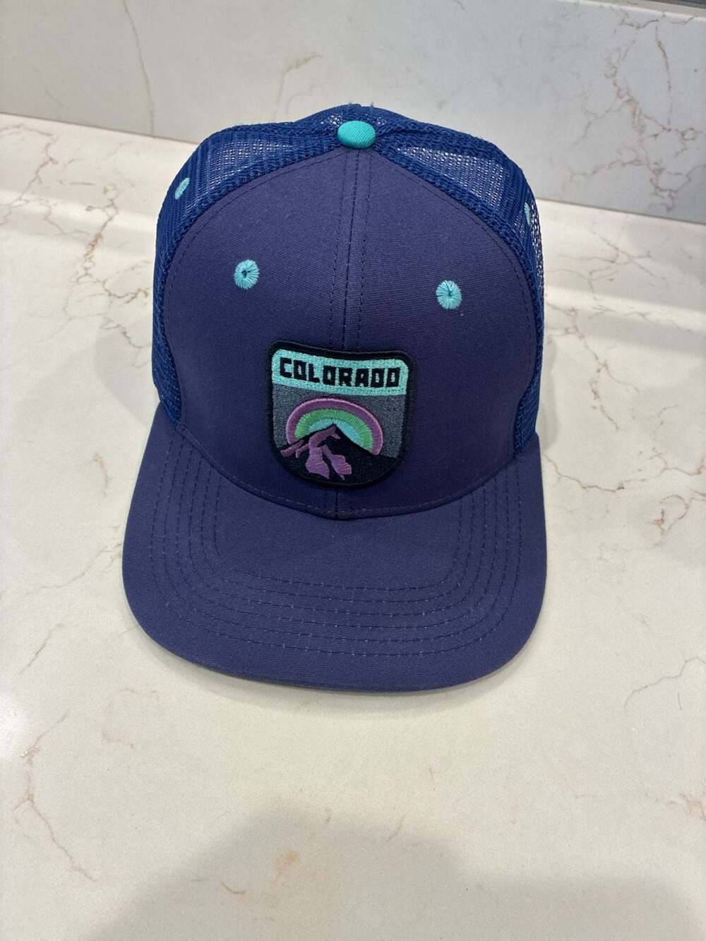 Colorado Limited Snapback Mesh Trucker Hat with Mountain Patch